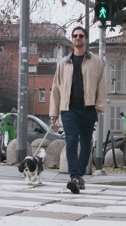 Paolo black leather loafer by NeroGiardini — video